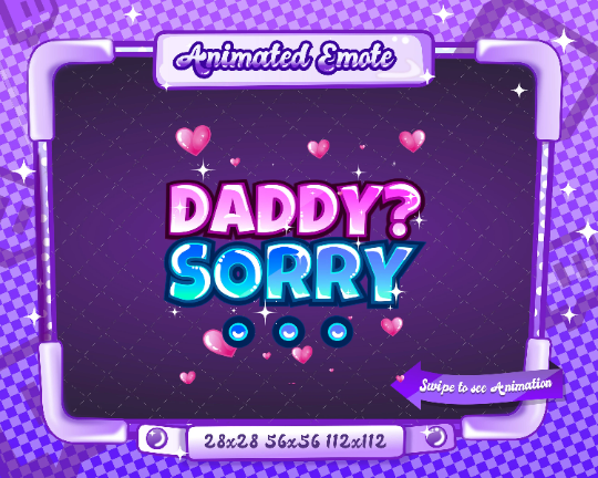 Animated Daddy Sorry V2 Emote
