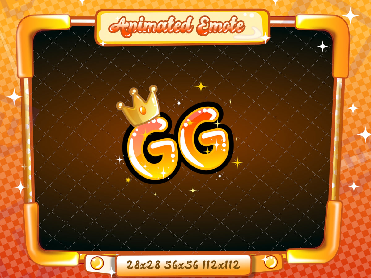 Animated Orange Text Emotes V1