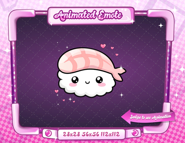 Animated Sushi Love Emote