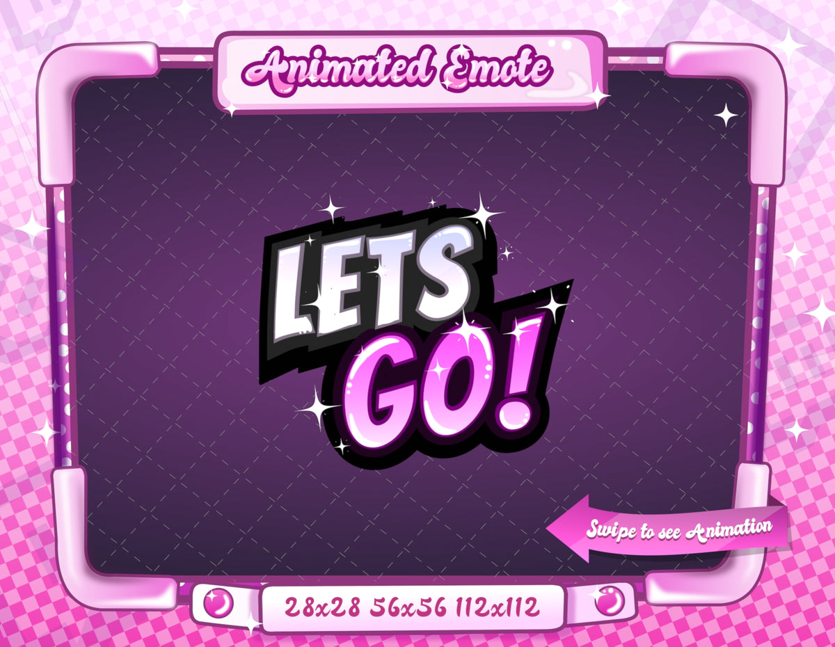 Animated Pink Text Emotes V1