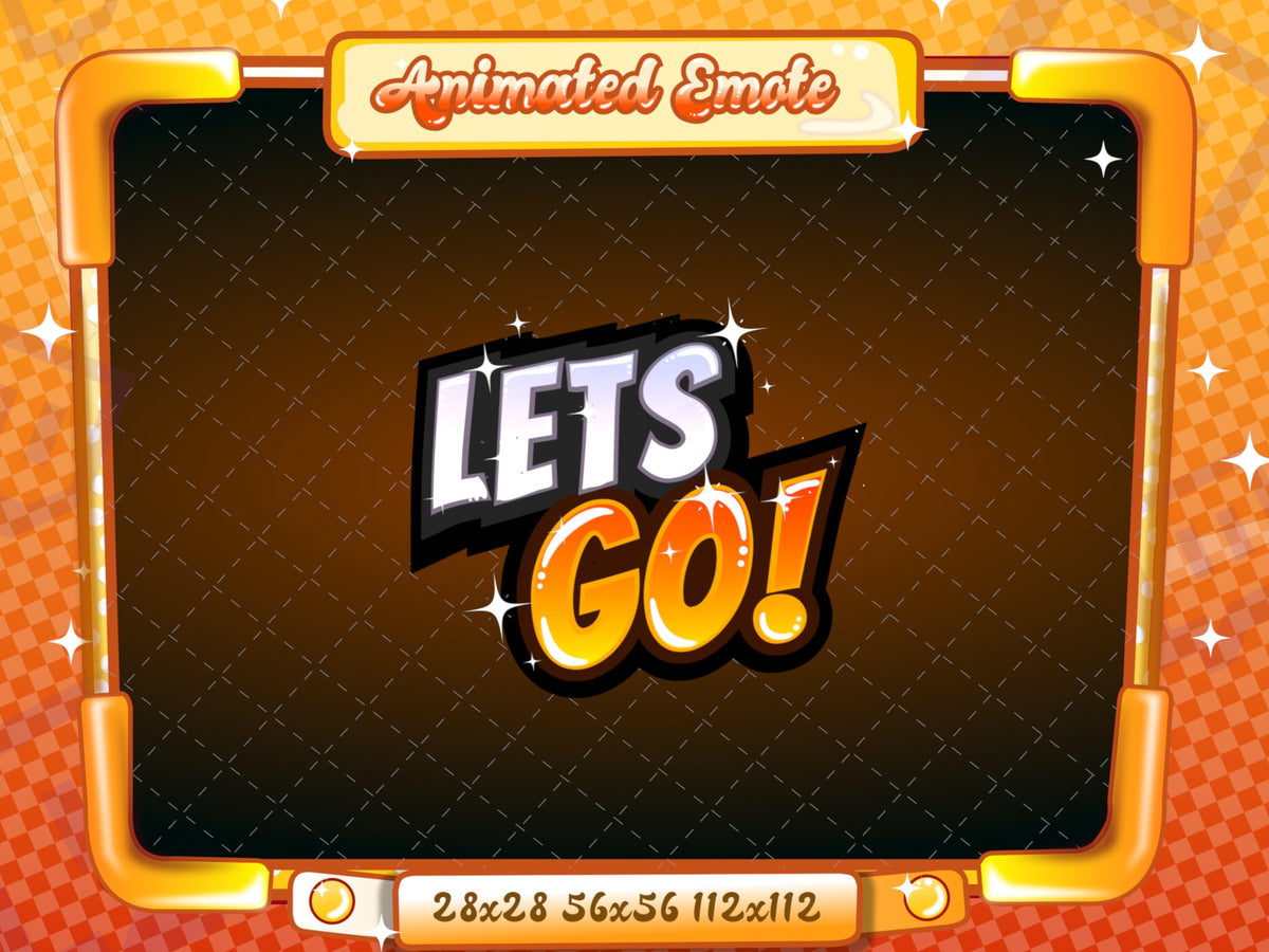 Animated Orange Text Emotes V1