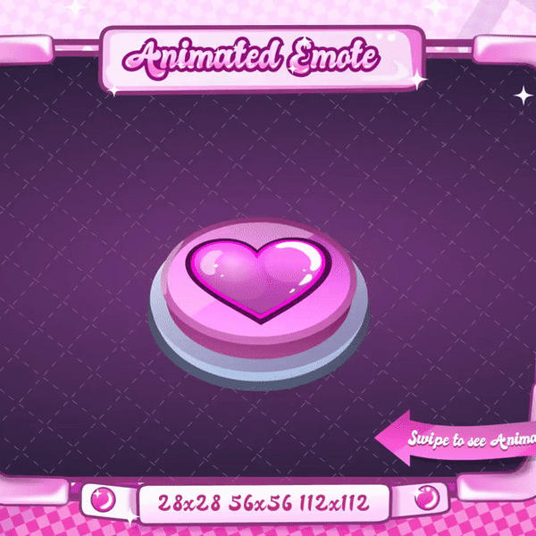Animated Love Button Emote V1