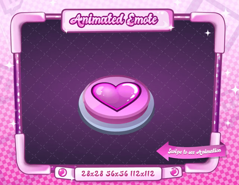 Animated Love Button Emote V1