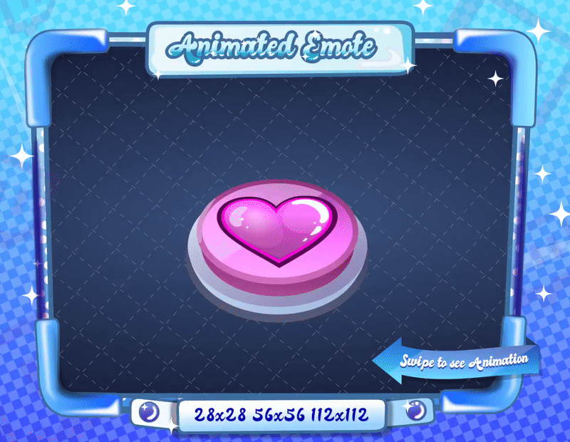 Animated Love Button Emote V2