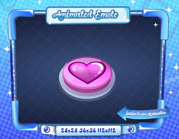 Animated Love Button Emote V2