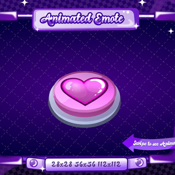 Animated Love Button Emote V3