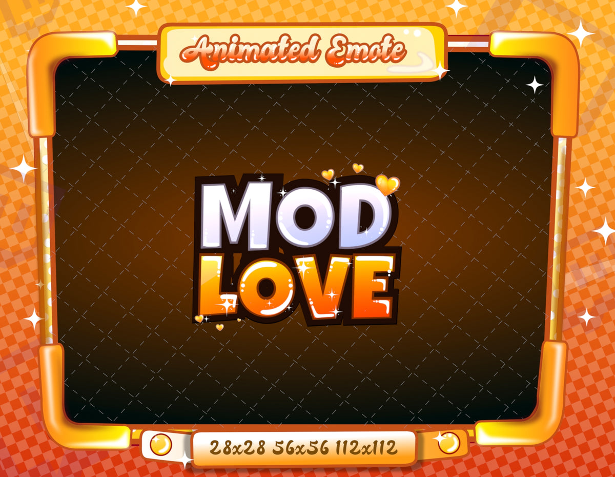 Animated Orange Text Emotes V1