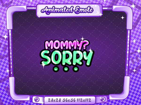Animated Mommy Sorry V1 Emote