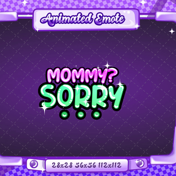Animated Mommy Sorry V1 Emote