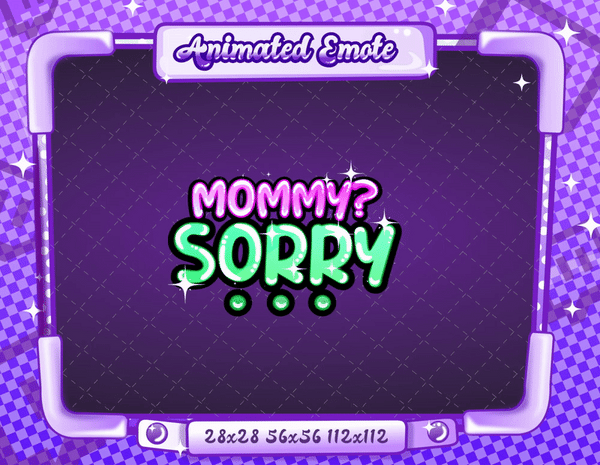 Animated Mommy Sorry V1 Emote