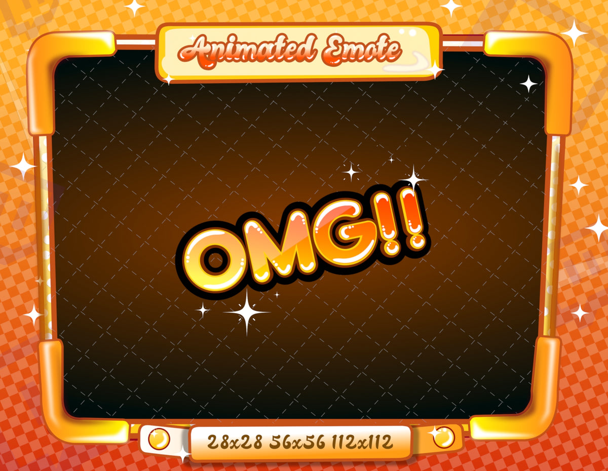 Animated Orange Text Emotes V1