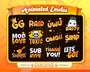Animated Orange Text Emotes V1