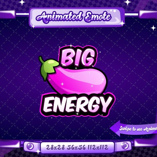 Animated Pink Big Energy Emote