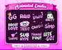Animated Pink Text Emotes V1