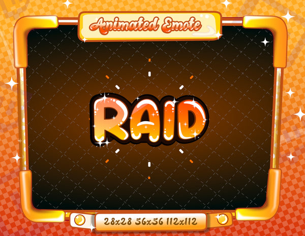 Animated Orange Text Emotes V1