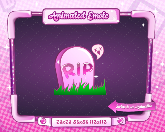 Animated R.I.P Emote V1