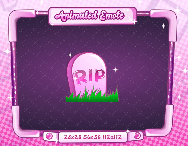 Animated R.I.P Emote V1
