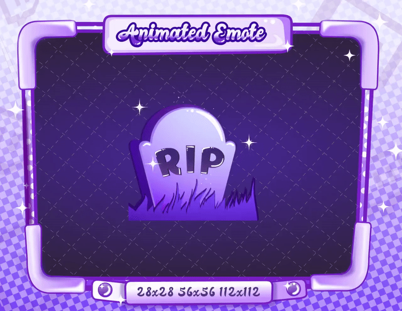 Animated R.I.P Emote V3