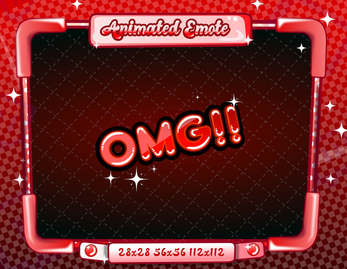 Animated Red Text Emotes V1