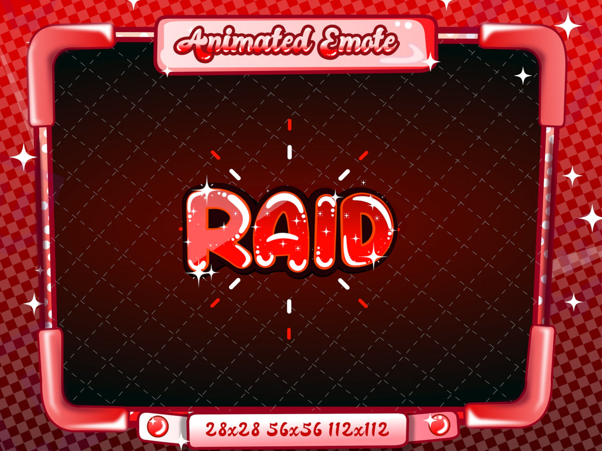 Animated Red Text Emotes V1