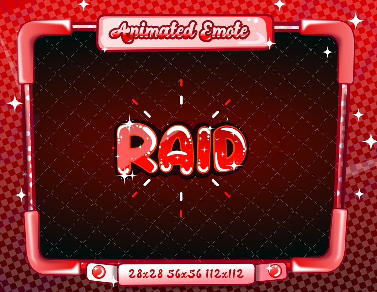 Animated Red Text Emotes V1