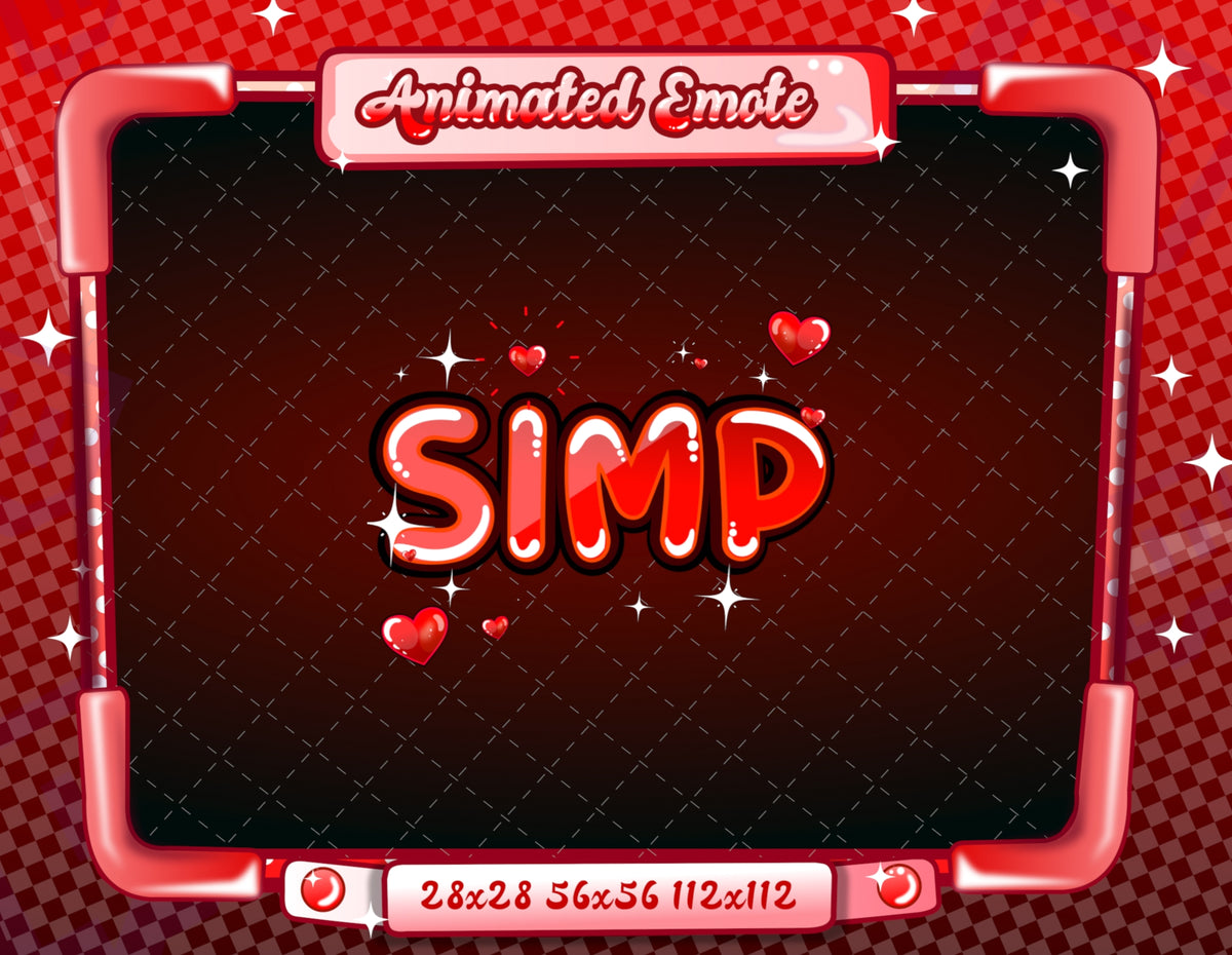 Animated Red Text Emotes V1