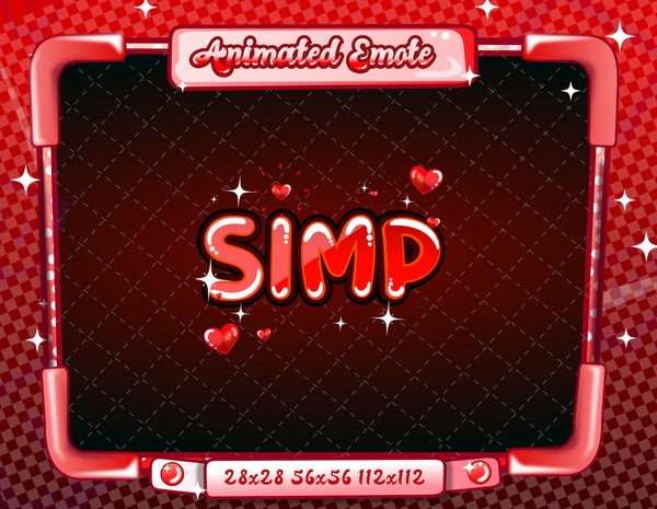 Animated Red Text Emotes V1