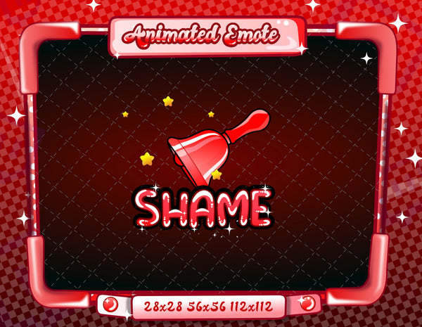 Animated Red Text Emotes V1
