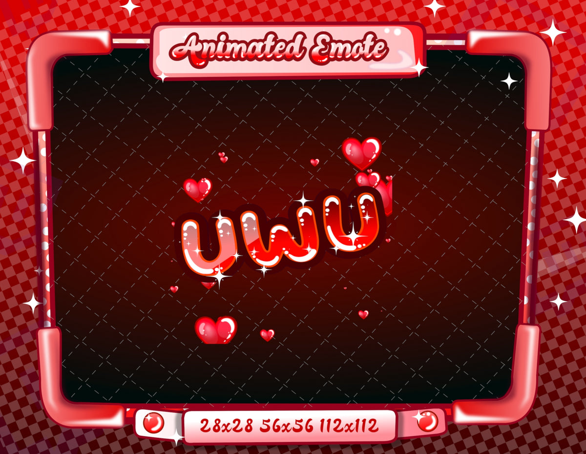 Animated Red Text Emotes V1