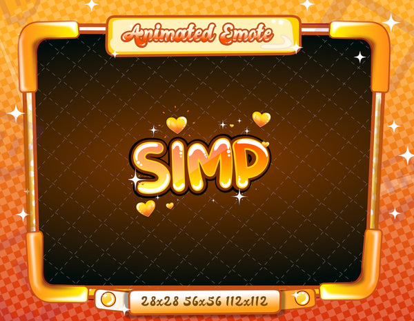 Animated Orange Text Emotes V1