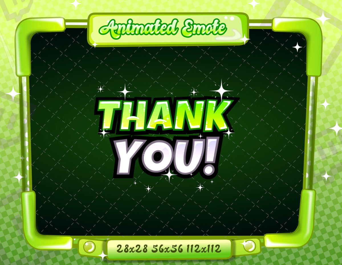 Animated Green Text Emotes V1