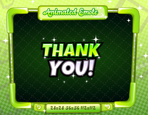 Animated Green Text Emotes V1