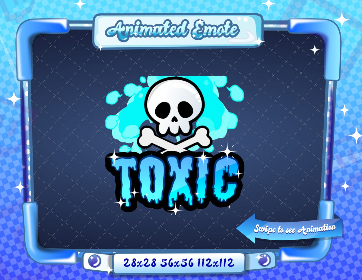 Animated Blue Text Emotes V1