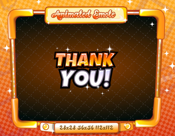Animated Orange Text Emotes V1