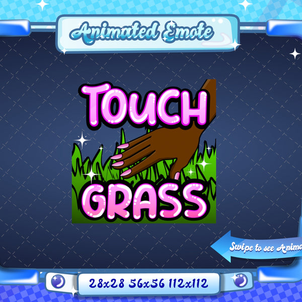 Animated Touch Grass Emote V2