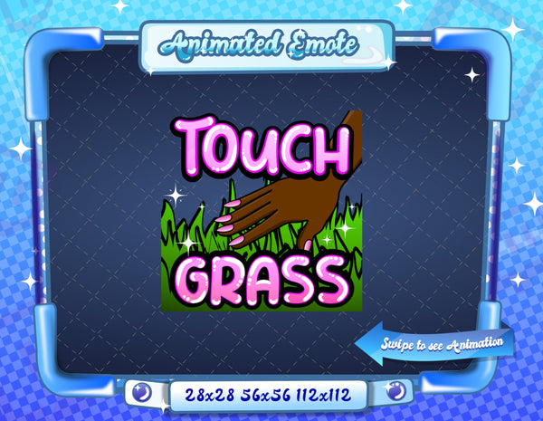 Animated Touch Grass Emote V2