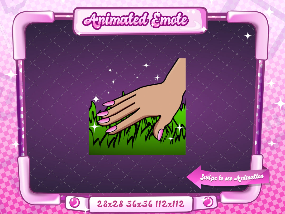 Animated Touch Grass Emote V1