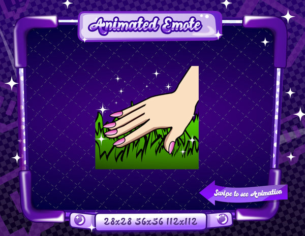 Animated Touch Grass Emote V3