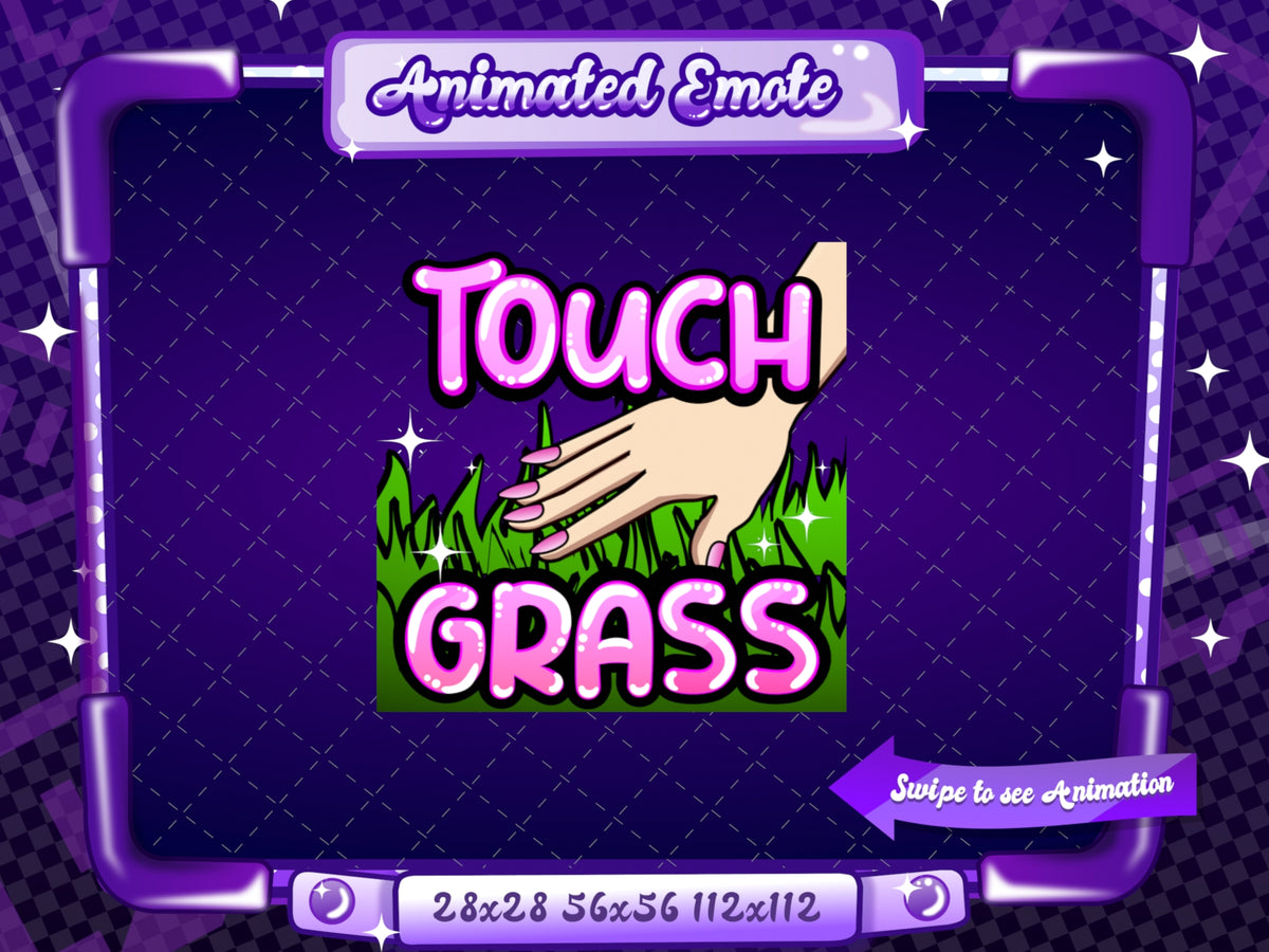 Animated Touch Grass Emote V3