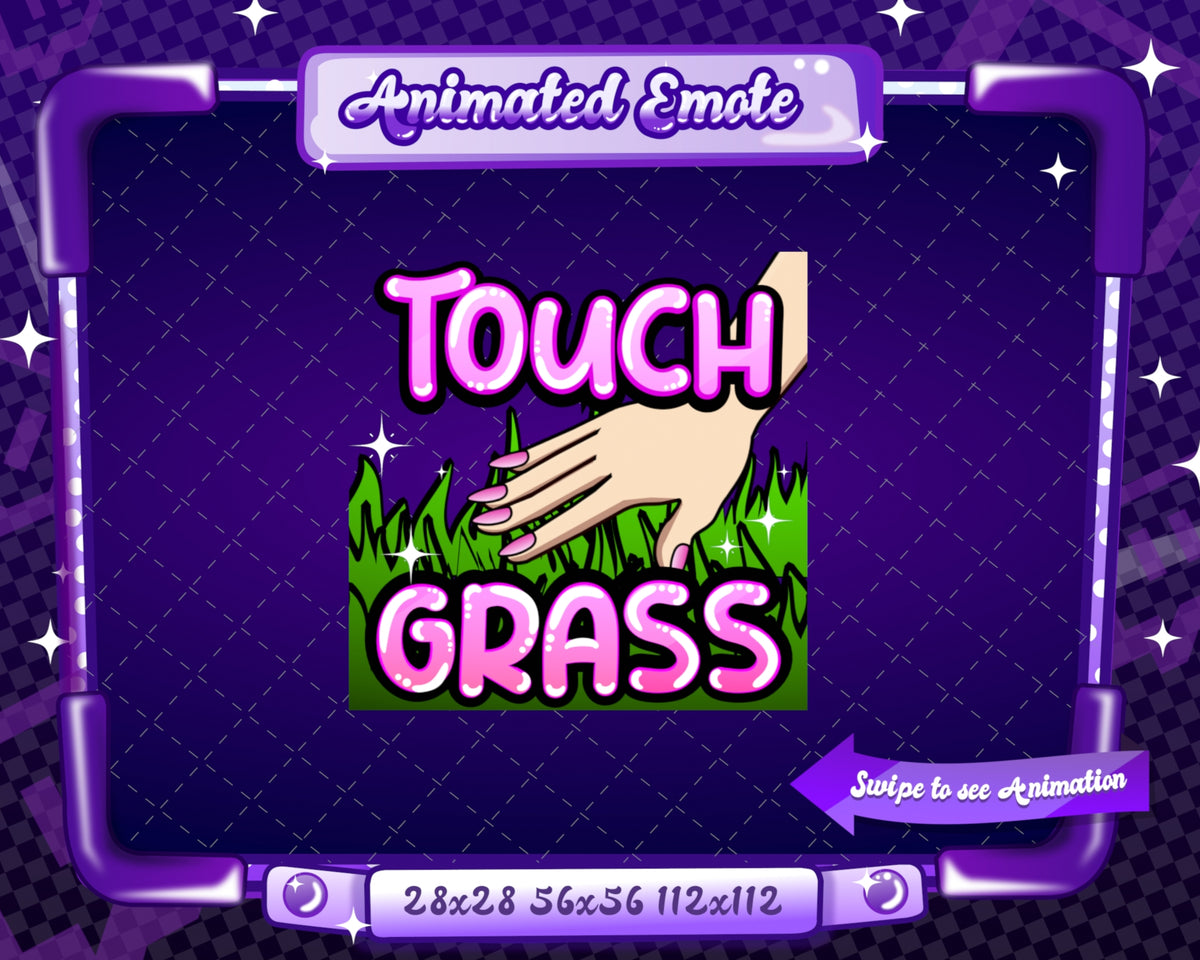 Animated Touch Grass Emote V3