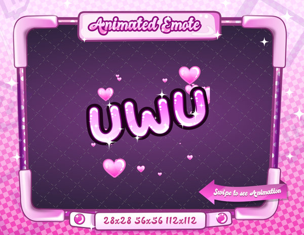 Animated Pink Text Emotes V1