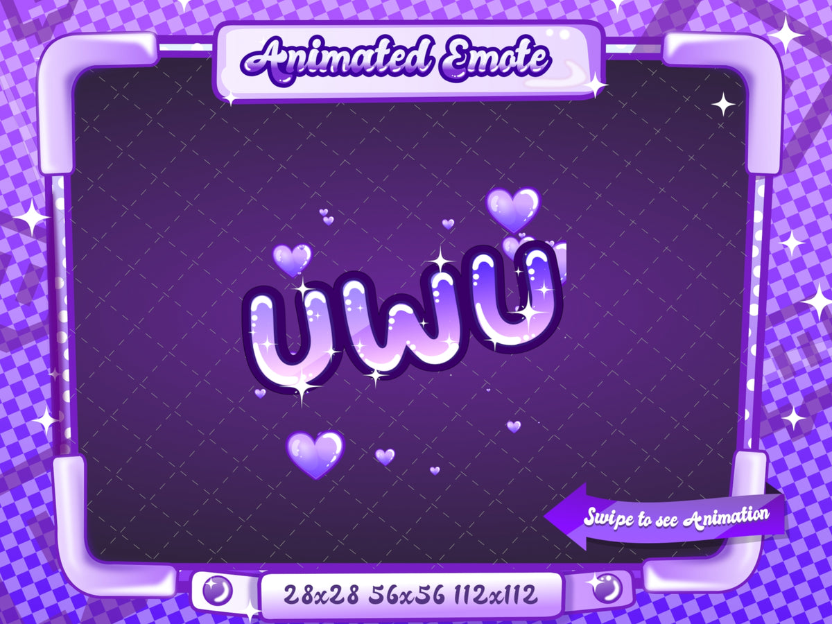 Animated Purple Text Emotes V1